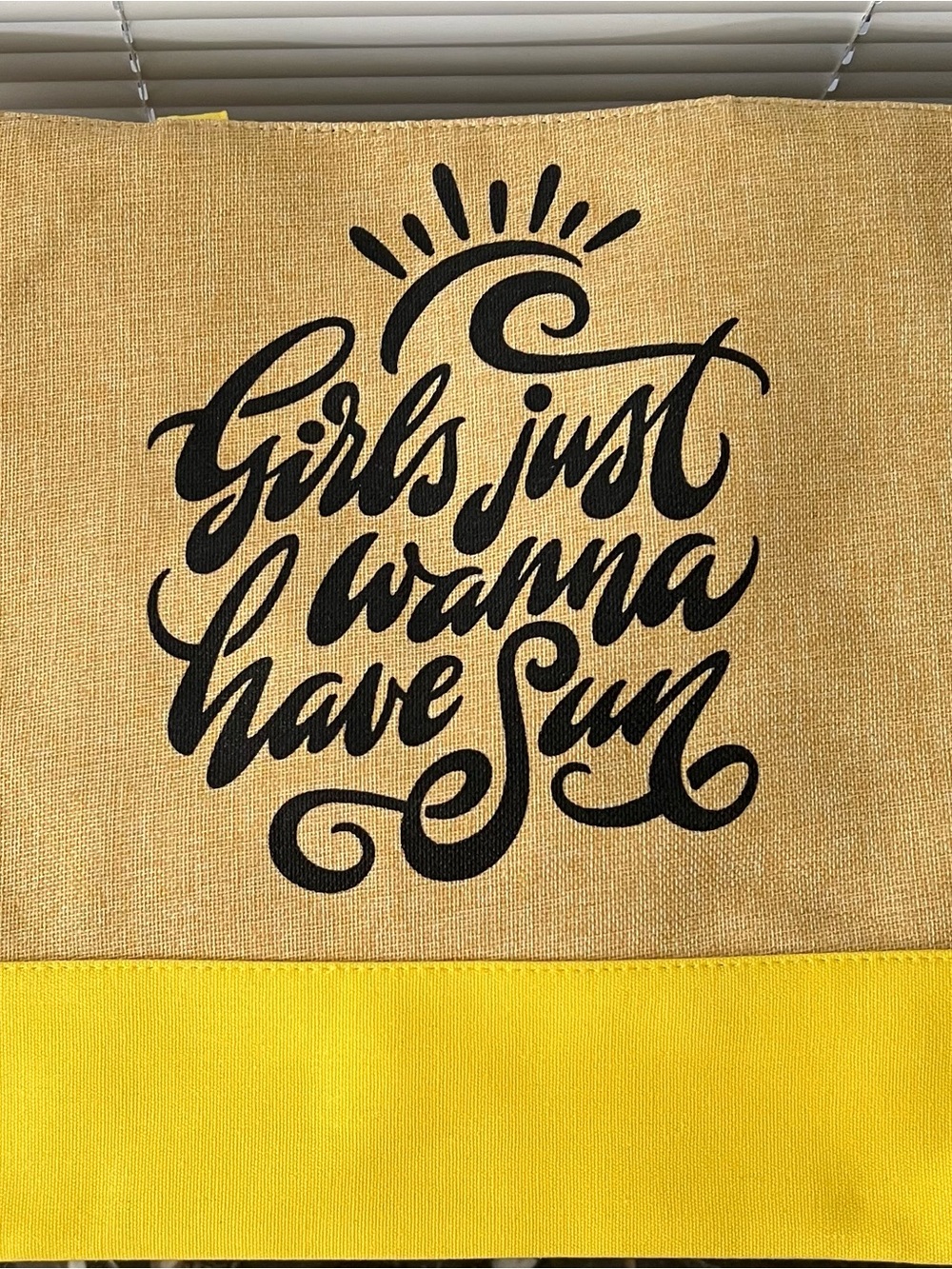 Girls Just Wanna Have Sun Graphic Women’s Tote Bag